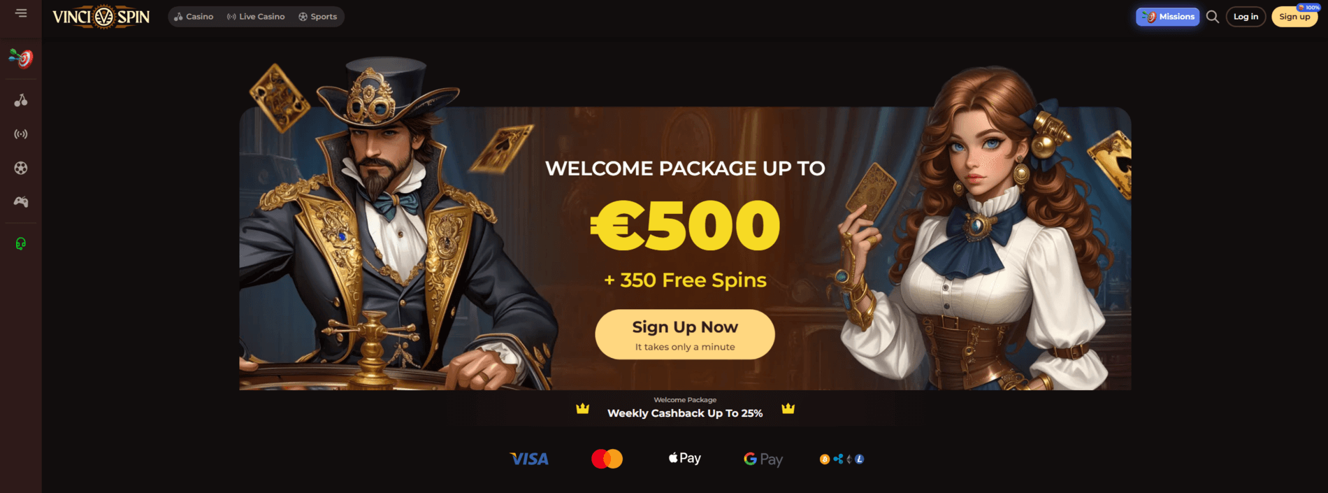 VinciSpin Casino